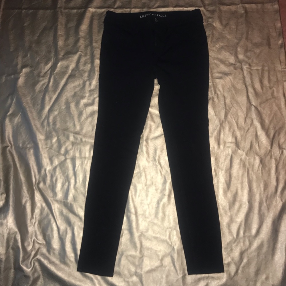 American Eagle Black Jegging X-Long